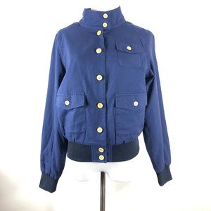 L.L. Bean Navy Bomber Jacket